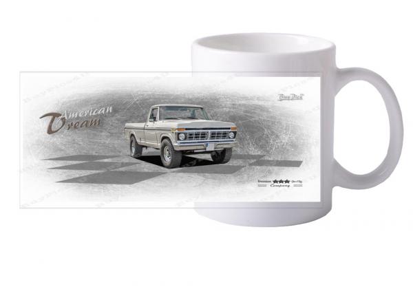 Keramiktasse mit Motiv von Pickup KTaPu2020-24